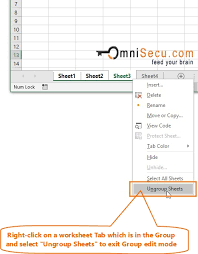 what is group mode in excel how to exit group edit mode