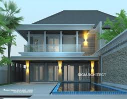 Rumah Mewah 2 Lantai Kolam Renang Privat Modern Minimalis Rumah Mewah Rumah Home Fashion