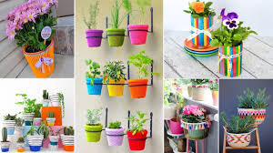 80 Cute Ways To Decorate Your Flower Pots Diy And Recycled Diy Flower Pots Flower Gardening Diy Painted Flower Pots