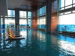 If you have a basement that is large enough, creating there you can also put some big beautiful lanterns on the corners of your pool to add style and light. Beautiful Indoor Swimming Pool Top Floor Picture Of Renaissance Bangkok Ratchaprasong Hotel Tripadvisor