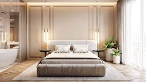 Interior Design Of Apartment Modern Apartment With Classic Elements In Soft Light Colors Modern Classic Bedroom Home Decor Bedroom Classic Bedroom