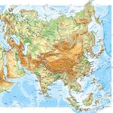 Erleben sie auf unseren asien kreuzfahrten ⛵ die asiatische gastfreundschaft! Diercke Weltatlas Kartenansicht Asien Physische Ubersicht 978 3 14 100800 5 162 3 1