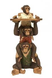 Stacking Monkey Table Bombay Company Animal Print Rooms Monkey Art Unique Decor