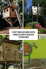 Some of us love a treehouse but not the heights! 9 Diy Tree Houses With Free Plans To Excite Your Kids Shelterness