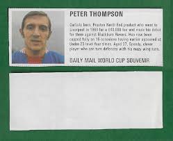 Liverpool Peter Thompson England Dm70