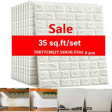 Maybe you would like to learn more about one of these? 35 Sq Ft Set 7 Colors 3d Wall Stickers Imitation Brick Bedroom Decor Waterproof Self Adhesive Wallpaper For Living Room Decor Kitchen Tv Backdrop Decor Wall Paper Wall Sticker Home Decor Home Decor Wall Art