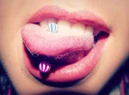 Oh How Much I Love Tongue Piercings Colour Tonguering Piercing Tongue Piercing Jewelry Cute Piercings Tongue Piercing