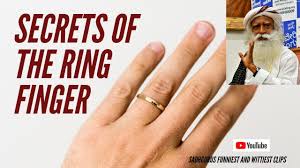 Maybe you would like to learn more about one of these? Sadhguru Tells The Spiritual Significance Of Ring Finger Youtube