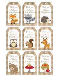 Reptile thank you tag, printable, thanks for slithering by, creepy crawly reptile party theme, digital gift lolly tag favor loot bag, rp1. Printable Animal Gift Tags Google Search Woodland Creatures Baby Shower Woodland Animal Baby Shower Animal Baby Shower Theme