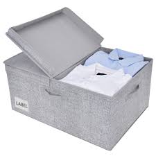 Extra large decorative gift boxes with lids. Granny Says Storage Bins With Lids Decorative Storage Boxes With Double Open Lid And Handles Extra Large Bins For Storage Gray Buy Online In Jamaica At Jamaica Desertcart Com Productid 213477499