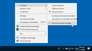 Achten sie bei der installation von programmen darauf, dass sie die funktion symbol bzw. Einblenden Ausblenden Und Andern Der Grosse Von Desktopsymbolen