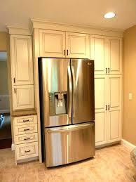 Small Gerator Built In Mini Fridge Kitchen Cabinet With Storage Microwave Wall Compact Ind Kraftmaid Kitchens Kitchen Cabinet Design Kraftmaid Kitchen Cabinets