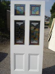 Building frame panel french doors : Reclaimed Internal Doors 6 Panel Pine Door With Top 4 Panels Glazed