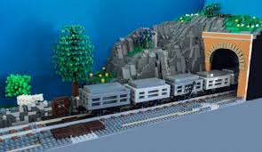 Ffestiniog Slate Wagaons Lego Trains Rail Car Lego