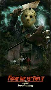 Friday The 13 Part 5 Horror Movie Poster Slasher Personajes De Terror Peliculas Clasicas De Terror Cine De Terror