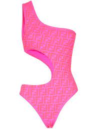 Fendi Fendi Prints On Monogram Swimsuit Pink Swimsuits Swimsuits Outfits Swimwear Fashion