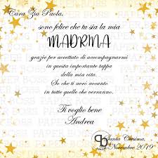 Quadro Madrina Madrina Battesimo Bomboniera