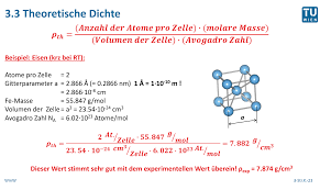 Aufgrund des proportionalen zusammenhangs zwischen der masse und der stoffmenge einer stoffprobe kann man die molare masse berechnen. Berechnen Sie Die Theoretische Dichte In G Cm3 Von Nic Werkstoffkunde Metallischer Werkstoffe 2020 1 2 Repetico