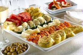 Roasted Vegetable Tapas Recipe Yummly Recipe Tapas Recipes Vegetarian Tapas Roasted Vegetables