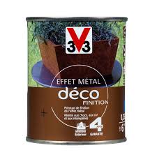 Peinture Effet Metal Deco Finition Metal Rouille 0 25l Peinture Effet Metal Peinture Fer Metal Rouille