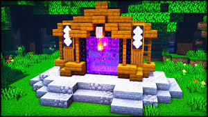 This is a post mostly focued around a tutorial video i made on 4 different nether portal designs, hope you like it! Minecraft Nether Portal Design How To Build A Cool Nether Portal Tutorial Youtube