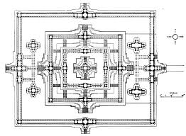 Plan Of The Temple Of The Baphuon In 1944 Cambodia Temple Architecture How To Plan Temple Design