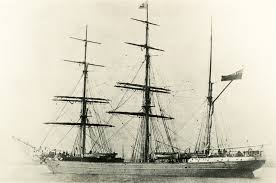 Sailing Vessel EARL DERBY built by Robert Duncan & Co in 1876 for  J.McAlister & Sons, Glasgow , Cargo
