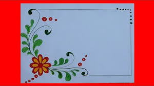 Check spelling or type a new query. Flower Border Flowers Frame Borders And Frames Flowers Floral Border Design Border Frame Simple Flower Border Design Youtube