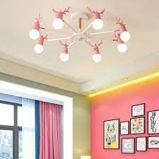 The center finial is painted in whimsical prints of pink, & black harlequins, polka dots and plaid stripes. Modern Wood Chandelier Horn Deer Lampshade Kids Room Girl Room Chandelier Black White Pink Chandelier Led Salon Lighting Chandeliers Aliexpress