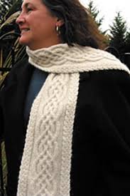 Learn how to knit a fancy celtic cable pattern! Ravelry Celtic Cable Scarf Pattern By Vanessa Lewis
