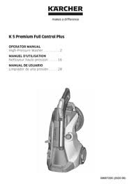 High Pressure Washer K 5 Premium Full Control Plus Karcher Canada