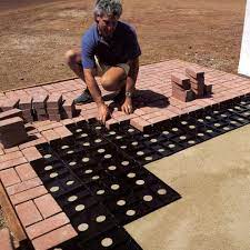 Patio Pal Brick Laying Guides Make It Easy To Build A Designer Patio Or Walkway Get A Professional Look Without Th Small Brick Patio Brick Laying Brick Patios