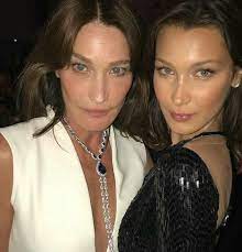 Carla, 50, joked on monday that they. Bella Hadid And Carla Bruni Bella Hadid Hadid Carla Bruni