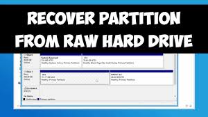 The reasons why this partition is defined as raw may be different: Recover Partition From Raw Hard Drive Youtube
