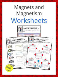 Magnets And Magnetism Facts Worksheets In 2020 Chemistry Worksheets Worksheets Lesson Plans