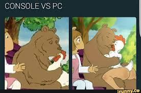 Console Vs Pc Xbox Vs Ps3 Know Your Meme