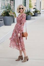 The Dress Of The Season It S Love Straight A Style Fall Dress Outfit Midi Dress Outfit Fall Floral Midi Dress Outfit