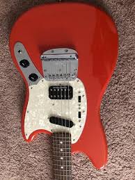 Kurt cobain fender mustang, jaguar, and jagstang guitars. Sold Fender Kurt Cobain Mustang Fiesta Red The Gear Page