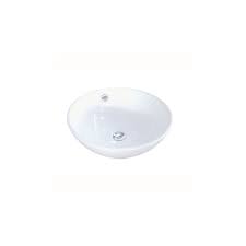 round vitreous china vessel sink