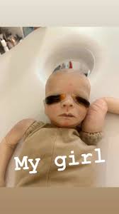 My girl giving her girl baby treatments 🤣 love her #mygirl #beauty  Boochi’s Beauty
