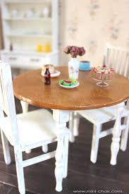 1 6 Scale Round Table And 2 Chairs Dining Furniture For Dolls Blythe Momoko Barbie Dining Furniture Shabby Chic Dining Room Dining