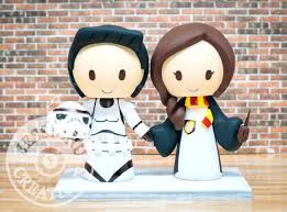 Stormtrooper Gryffindor Wedding Cake Topper Maytheforcebewithyou Theforce Darkside Starwar Wedding Cake Toppers Wedding Cake Toppers Unique Cake Toppers