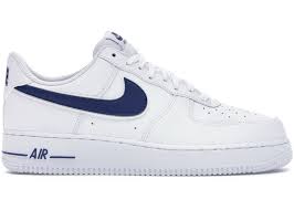 Nike Air Force 1 Low White Deep Royal In 2021 Nike Air Force Nike Air Force