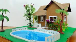 If you've got the space at your disposal, you can be the happy owner of one too. Building A Simple House With Swimming Pool From Cardboard 86 Backyard Crafts Ideas Youtube