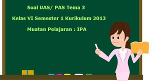 Try the suggestions below or type a new query above. Soal Uas Pas K13 Kelas 6 Semester 1 Tema 3 Ipa Juragan Les