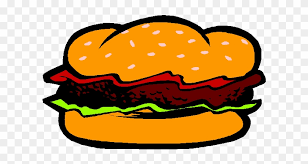 Black and white fast food clipart. Cookout Clip Art Free Hamburger Clipart Free Transparent Png Clipart Images Download