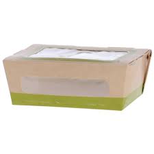 The quality requirements for cardboard are high. Large Salad Entree Green Paper Food Containers 6 3 4l X 5w X 2 5 8h
