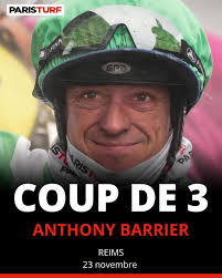 👏 C'est la forme pour 𝗔𝗻𝘁𝗵𝗼𝗻𝘆 𝗕𝗮𝗿𝗿𝗶𝗲𝗿 ! Auteur d'un doublé  hier à Vincennes, il réalise un coup de 3️⃣ à Reims ce dimanche :  bit.ly/4roN3Rp