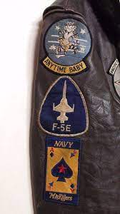 Rare 1980 S Us Navy Pilot G 1 Leather Flight Jacket Patch Us Military Uniform Ebay Leather Flight Jacket Pilot Leather Jacket Flight Jacket