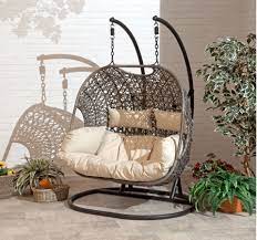 Brampton Double Cocoon Chair Walmart Com Patio Swing Chair Swinging Chair Small Patio Furniture